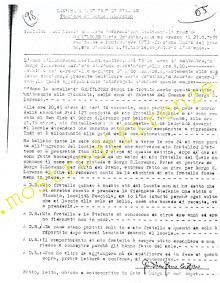 <b>3 Febbraio 1987 Appunto di Salvatore Oggianu sulla telefonata dell’Ispettore Sirico e la ricerca informazioni su Francesco Narducci</b>