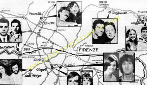 <b>15 Settembre 1974 Mappa del delitto di Borgo San Lorenzo</b>