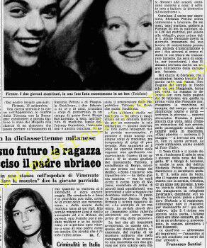 <b>17 Settembre 1974 Stampa: Stampa Sera- Il pazzo ha sparato sul giovane prima di infierire sulla ragazza – I fidanzati uccisi: un solo l’assassino o una setta diabolica alla Manson?</b> <b>17 Settembre 1974 Stampa: Stampa Sera- Il pazzo ha sparato sul giovane prima di infierire sulla ragazza – I fidanzati uccisi: un solo l’assassino o una setta diabolica alla Manson?</b>