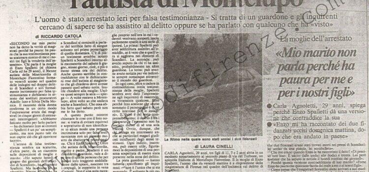 <b>17 Giugno 1981 Stampa: Paese Sera – Ordine di cattura per l’autista di Montelupo</b>