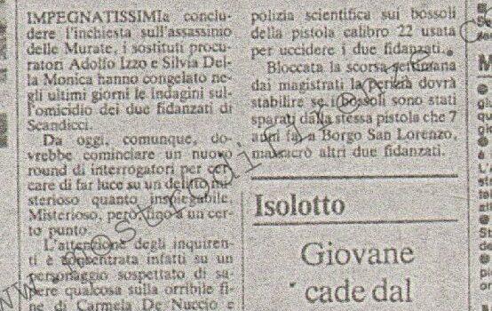 <b>30 Giugno 1981 Stampa: Paese Sera –  “L’autista di Montelupo sa qualcosa e ora deve dircelo”</b>