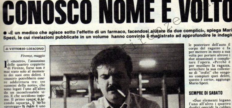 <b>8 Giugno 1983 Stampa: Oggi – Intervista a Mario Spezi. Conosco nome e volto</b>