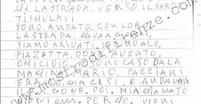 <b>14 Novembre 1996 Lettera di Giancarlo Lotti</b>