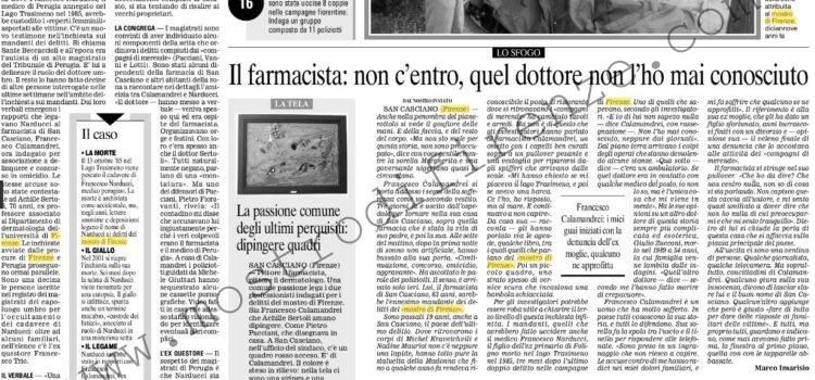 <b>23 Gennaio 2004 Stampa: Corriere della Sera – Mostro di Firenze, in un frigorifero i resti delle vittime</b>
