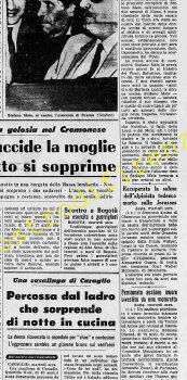 <b>27 Agosto 1968 Stampa: Stampa Sera – Scarcerato il sardo</b>