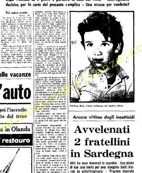 <b>27 Agosto 1968 Stampa: L’Unità – Forse solo il bimbo sa quanti furono a sparare</b>