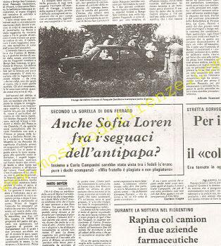 <b>16 17 Settembre 1974 Stampa: Il Giornale d’Italia – Novanta colpi di punteruolo sul corpo della bellissima Stefania</b>