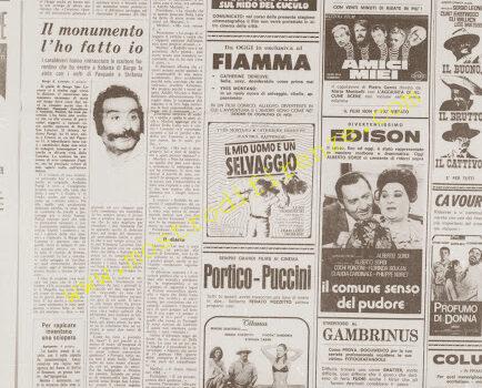<b>5 Giugno 1976 Stampa: La Nazione – Il monumento l’ho fatto io</b>