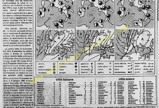 <b>5 Novembre 1982 Stampa: La Stampa – Sulle tracce del maniaco di Firenze?</b>