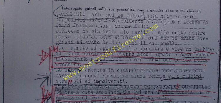 <b>8 ottobre 1968 Testimonianza Maria Sorrentino</b>