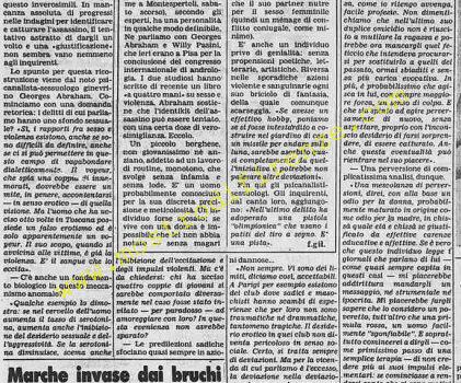 <b>25 Giugno 1982 Stampa: La Stampa – Questo il mostro di Firenze</b>