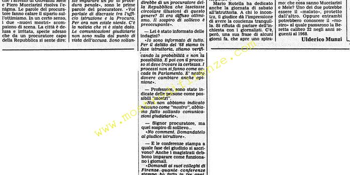 <b>29 Gennaio 1984 Stampa: Corriere della Sera – Solo per un giudice il “mostro” è già in carcere</b>