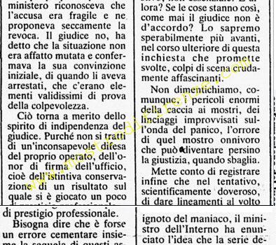 <b>18 Agosto 1984 Stampa: Corriere della Sera – Troppi personaggi per un giallo solo</b>