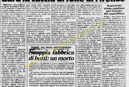 <b>2 Agosto 1984 Stampa: La Stampa – Un team mobilitato 24 ore su 24 darà la caccia al folle di Firenze</b>