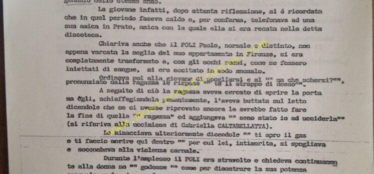 <b>8 Ottobre 1985 Nota di Luigi Napoleoni al Dirigente S.M. di Perugia</b>