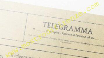 <b>5 Maggio 2004 Alfredo Brizioli spedisce un telegramma alla giornalista de La Nazione Erika Pontini</b>