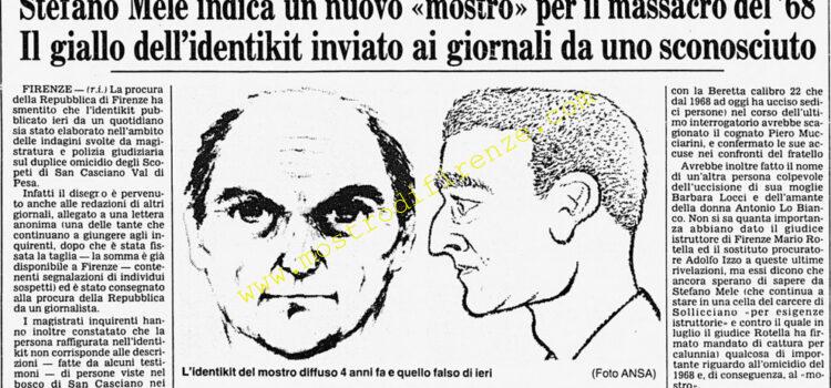 <b>22 Settembre 1985 Stampa: Corriere della Sera – Stefano Mele indica un nuovo “mostro” per il massacro del’68</b>