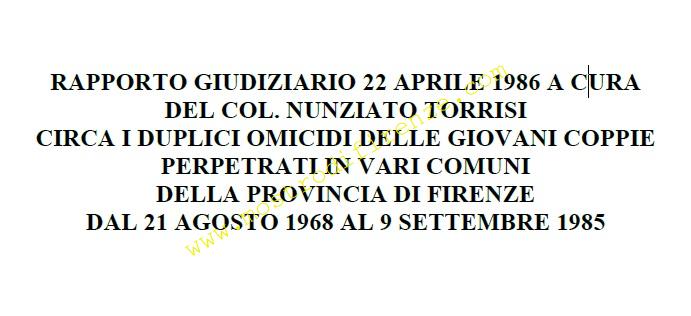 <b>22 Aprile 1986 Rapporto Torrisi 311_1</b>