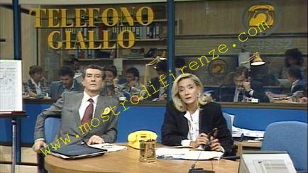 <b>6 Ottobre 1987 Trasmissione Telefono Giallo: Il Mostro di Firenze</b>