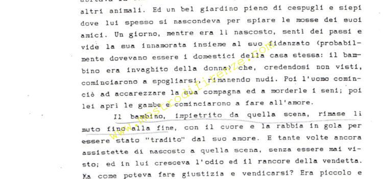 <b>13 Novembre 1991 Seconda lettera dell’Anonimo Fiorentino</b>