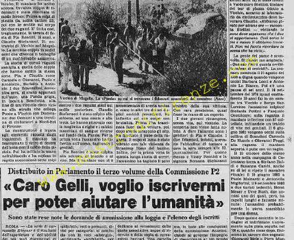<b>31 Luglio 1984 Stampa: La Stampa – Fidanzati uccisi in Toscana. Torna l’incubo del maniaco</b>