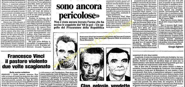 <b>28 Gennaio 1984 Stampa: L’Unità – Firenze, ma i “mostri” sono questi?</b>