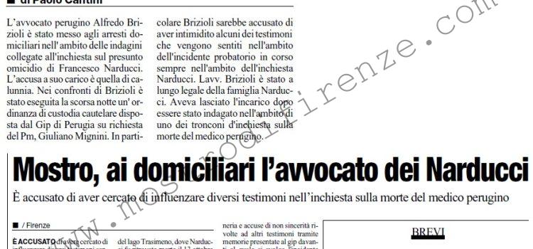 <b>30 Novembre 2005 Stampa: L’Unità – Agli arresti domiciliari l’avvocato dei Narducci</b>