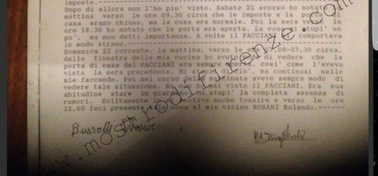 <b>23 Febbraio 1998 Testimonianza di Arturo Minoliti</b>