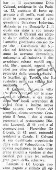 <b>8 Gennaio 1975 Stampa: Il Piccolo – Rubò nella villa mobili e oggetti di antiquariato</b>