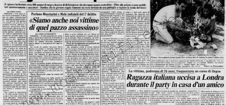 <b>12 Settembre 1985 Stampa: La Stampa – Una grande rete per il folle – Siamo anche noi vittime di quel pazzo assassino</b>