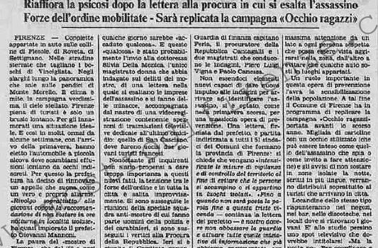 <b>22 Aprile 1987 Stampa: La Stampa – L’attesa del mostro</b>