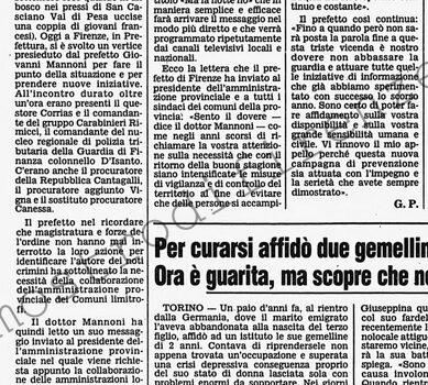 <b>22 Aprile 1987 Stampa: Corriere della Sera – Uno spot anti mostro</b>