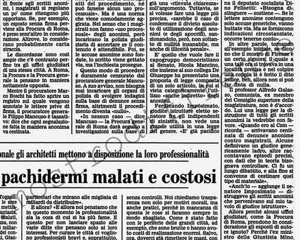 <b>18 Ottobre 1987 Stampa: Corriere della Sera – Lettere anonime da “vietare”</b>