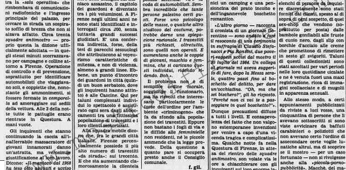 <b>6 Marzo 1986 Stampa: La Stampa – Notte in attesa del mostro</b>