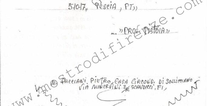 <b>27 Aprile 1995 Pietro Pacciani invia una lettera all’Associazione Vittime dell’Ingiustizia</b>