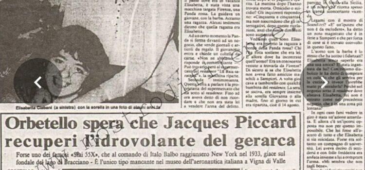 <b>22 Agosto 1982 Stampa: La Nazione – Elisabetta prima di essere uccisa fu vista su una vettura di Firenze</b>