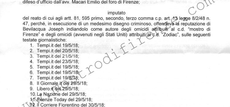 <b>3 Novembre 2022 Rinvio a giudizio per Francesco Amicone</b>