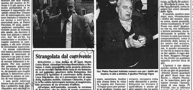<b>17 Luglio 1992 Stampa: Corriere della Sera – Pacciani vacilla su un delitto</b>