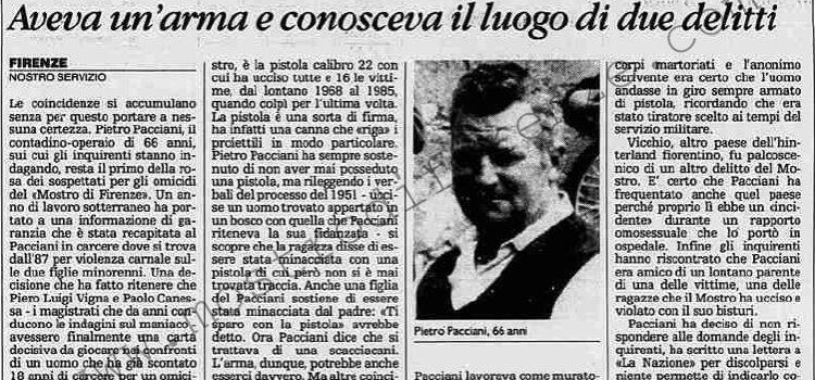 <b>5 Novembre 1991 Stampa: La Stampa – Tre indizi contro il presunto mostro</b>
