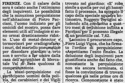 <b>29 Aprile 1992 Stampa: La Stampa – La Casa del “mostro” non svela segreti</b>