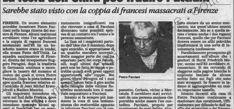 <b>3 Luglio 1992 Stampa: La Stampa – La festa dell’Unità può tradire Pacciani</b>