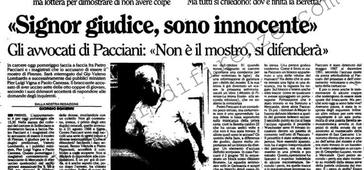 <b>18 Gennaio 1993 Stampa: L’Unità – “Signor giudice, sono innocente”</b>
