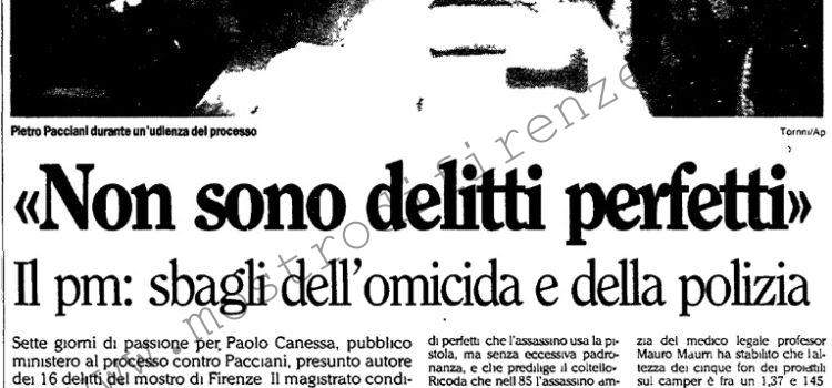 <b>1 Maggio 1994 Stampa: L’Unità – “Non sono delitti perfetti”</b>
