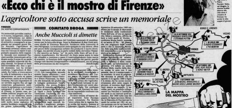 <b>19 Gennaio 1993 Stampa: La Stampa – “Ecco chi è il mostro di Firenze”</b>