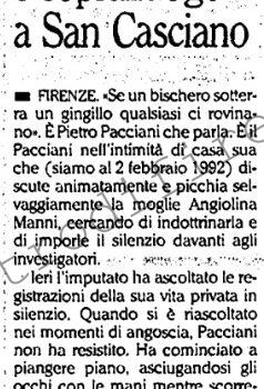<b>23 Giugno 1994 Stampa: L’Unità – Oggi udienza e sopralluogo a San Casciano</b>