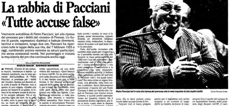 <b>19 Ottobre 1994 Stampa: L’Unità – La rabbia di Pacciani “Tutte accuse false”</b>