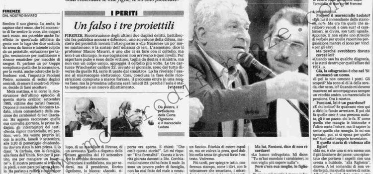 <b>4 Maggio 1994 Stampa: La Stampa – Pacciani all’attacco: maresciallo, lei mente</b>