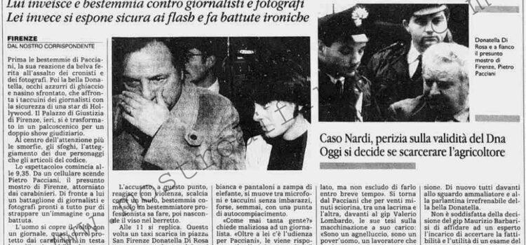 <b>15 Gennaio 1994 Stampa: L’Unità – Il “mostro” e lady Golpe, show in aula</b>