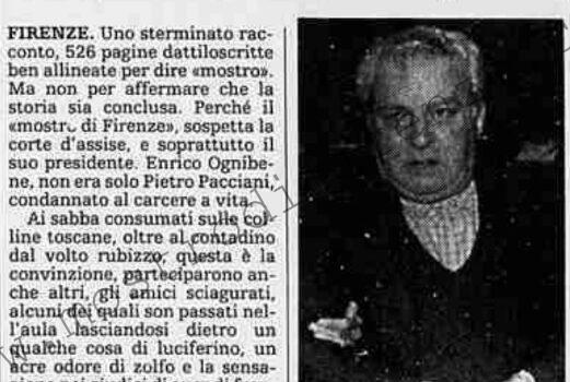 <b>14 Aprile 1995 Stampa: La Stampa – Il Giudice: Pacciani ha avuto un complice</b>