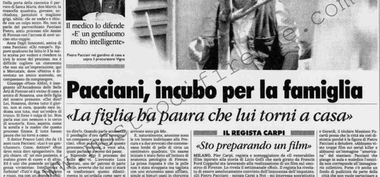 <b>21 Aprile 1994 Stampa: La Stampa – Pacciani, incubo per la famiglia</b>